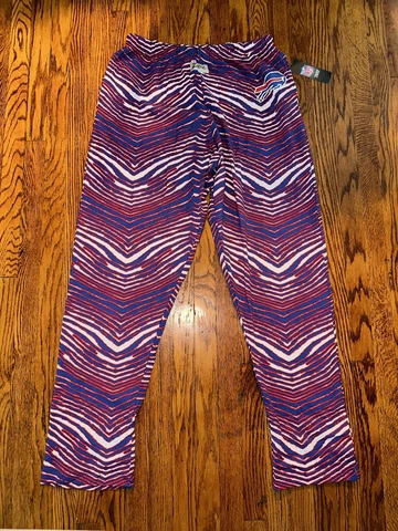 Buffalo Bills NFL Zubaz Zebra Lounge Tailgate Pants XXL NWT Cover