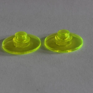LEGO® 35395 6245297 Sat Radar Ø16 2 x 2 - transparent neongrün 2 Stück  NEU - Bild 1 von 1