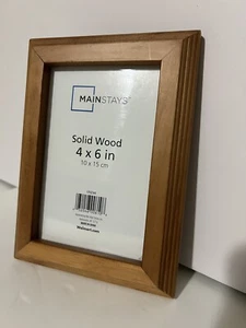 Main Stays Wood Picture Frame For 4x6 Photos - Picture 1 of 2