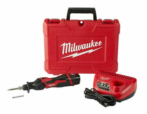 Milwaukee 2488-21 M12 ‎Cordless Soldering Iron Kit - Red