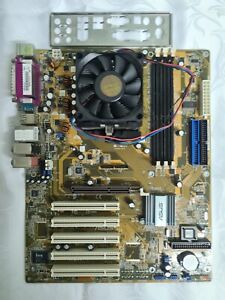 ASUS K8N socket 754 + AMD Sempron 2500+ cooler CPU