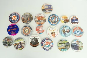 Lionel Train 19 Collector Buttons Various Club Buttons - Picture 1 of 11