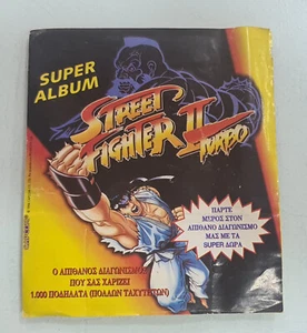 CapCom 1994 GI JOE Street Fighter II sticker album from chewing gums Greece exc. - Picture 1 of 5