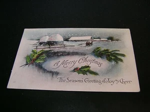 Weihnachts Postkarte - Jahreszeiten Gruß der Freude und des Jubels - Bild 1 von 2