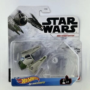 Hot Wheels Starships Yoda’s Jedi Starfighter Star Wars Die-Cast Vehicle 2019 - Picture 1 of 2
