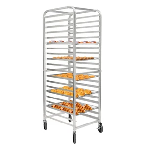 20-Tier Bakery Rack with 4 Wheels for Kitchen Bakery Restaurant Catering - Picture 1 of 20