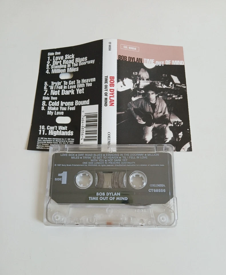 BOB DYLAN TIME OUT OF MIND CASSETTE TAPE SONY COLUMBIA 1997 - Image 1 of 1