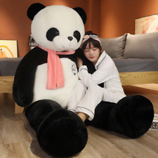 80-180cm Giant Panda Plush Toys Soft Animals Bear Coat Holiday Birthday Gift