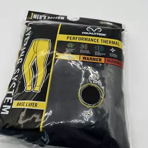 Realtree Performance Thermal Men’s Crew Top (black) XL - Picture 1 of 4