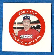 1984 Fun Foods Proof RON KITTLE (Chicago White Sox) ex-mt