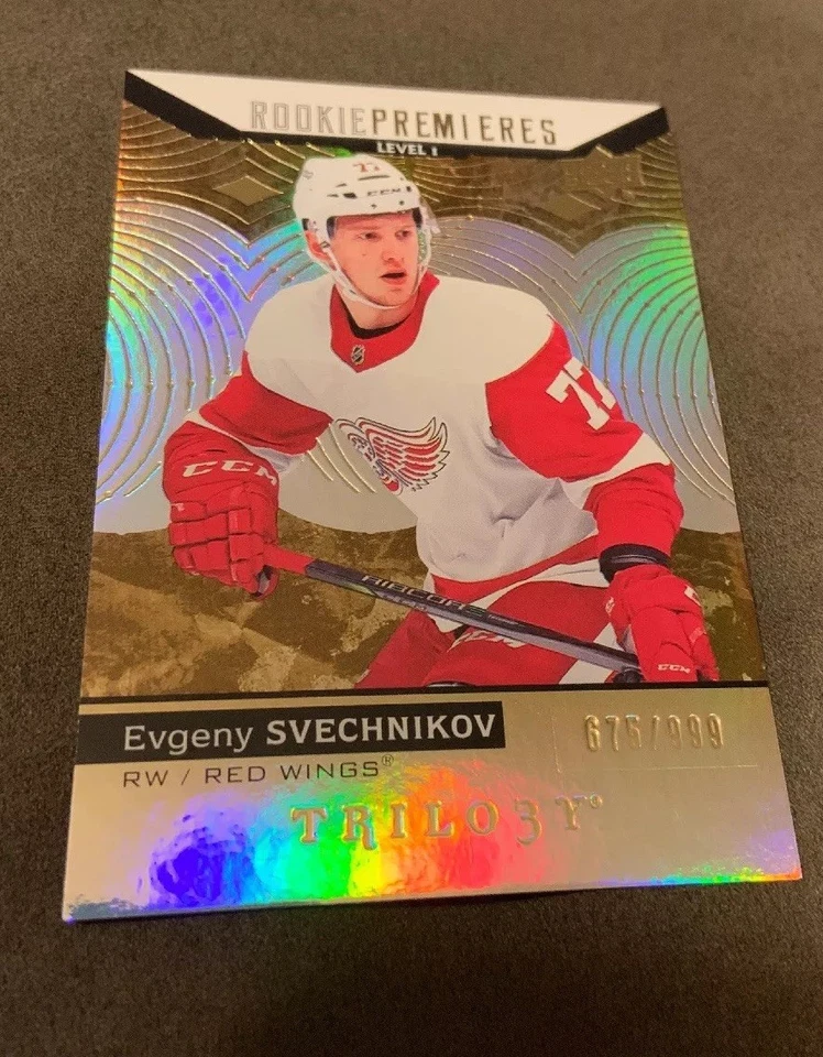 Evgeny Svechnikov Rookie Premieres Level 1 675/999 2017-18 Upper Deck Trilogy - Image 1 of 1