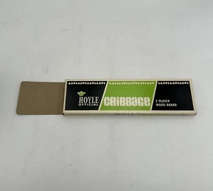 Cribbage Hoyle Official 2 Player Wood Board Starcraft Products - New - Picture 1 of 7