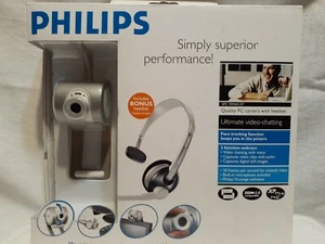 Philips Video-Chat Webcam Face Tracking Technology Video Capture - Picture 1 of 5