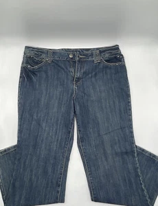 JW Petite Womens Dark Blue Jeans Size 14P C413 - Picture 1 of 10
