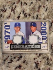2008 SP Legendary Cuts Generations Dual Memorabilia Chad Billingsley Don Sutton