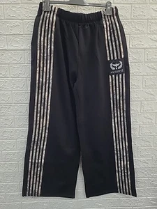 New Militia Wide Leg Black Sweat Pants Size XLarge - Picture 1 of 5