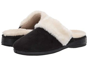 New women's Spring Step Xavier-B slippers Black fuzzy US size 6.5 - 7 EU size 37 - Picture 1 of 1