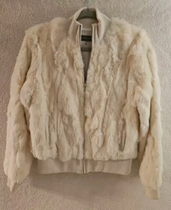 Bagatelle Rex Rabbit Fur Jacket Size Small - Picture 1 of 8