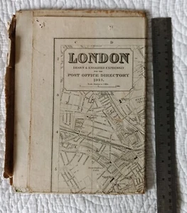 London Postal District map- 1915 with annotations - Picture 1 of 14
