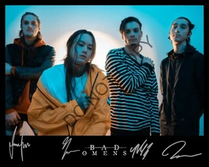 Bad Omens Rock Band 8x10 SIGNED REPRINT Photo Noah Sebastian Death of Peace #2 - Picture 1 of 1