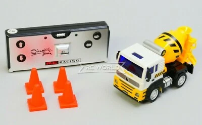 RC Micro 1/64 CEMENT TRUCK Micro RC Construction Truck 2.4GHZ W/ LED - Image 1 of 4