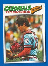 1977 Topps Baseball Card #470 Ted Simmons St. Louis Cardinals