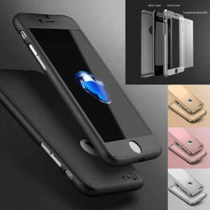 CASE For iPhone 12 11 Pro Max Mini XS XR SE X 8 7 360 Full Body Cover Protective - Picture 1 of 17