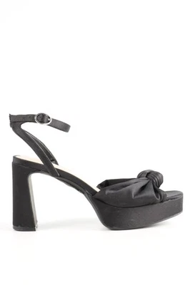 H&M Sandalias de tacón alto Mujeres Sandalias de tacón Talla EU 37 negro - Imagen 1 de 4