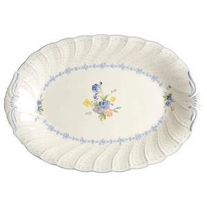Nikko Blau Pfingstrose Oval Servierplatte 479053 - Bild 1 von 1