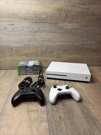 Xbox One S 1 TB Console Bundle - 6 games + 2 controllers, CLEAN CONSOLE ✅✅✅✅