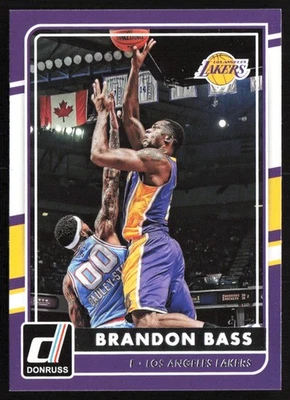 2015-16 Donruss Base Brandon Bass Los Angeles Lakers #42 - Image 1 of 2