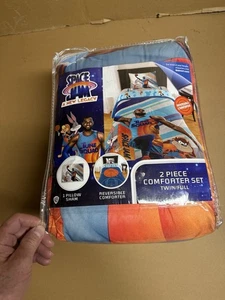 Space Jam 2 Piece Twin/Full LeBron Reversible Comforter Set NEW! - Picture 1 of 17