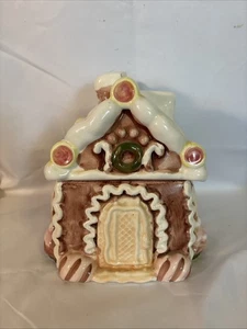 Lebkuchen Keramik Keksdose Haus 8”x7” - Bild 1 von 8