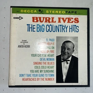 The Big Country Hits - Burl Ives (LP 1968 Decca Records Stereo) Vg/Ex+ - Picture 1 of 3