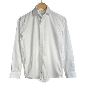 T.O. Collection Purple Label Boys 16 100% Non-Iron Dress Shirt Long Sleeve White - Picture 1 of 8