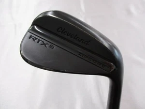 Cleveland RTX 6 ZIPCORE Black Satin Wedge #48(1Club)/TRAVIL/Flex:R/Wedge - Picture 1 of 6