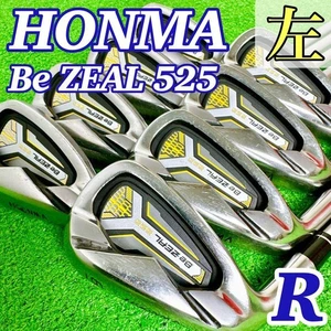 HONMA Be ZEAL 525 Iron Carbon R Lefty 6, 7, 8, 9, 10, 11, Aw, Sw USED Good - Picture 1 of 11