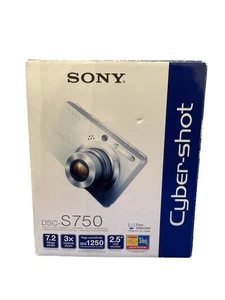 Sony Cyber-shot DSC-S750 7.2MP Digital Camera - Silver (Boxed) - Picture 1 of 18