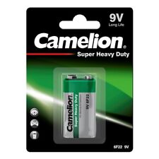 6F22 Super Heavy Duty Battery 9V E-Block Zinc-Carbon 9 Volt firmy Camelion