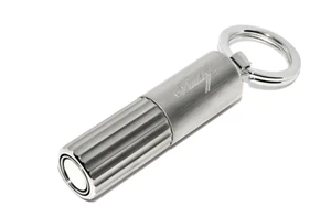 Davidoff Stainless Duo Cut, Double Cigar Punch with Key Ring, 100128, New In Box - Picture 1 of 6