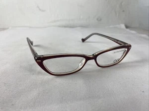OGI OK68 1235 Red Tiger/ Clear Cat Eye Kids Girls Full Rim Eyeglasses 50-14-135 - Picture 1 of 7