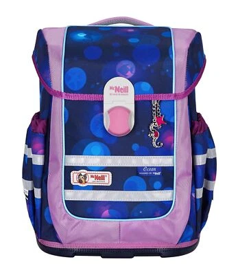 McNeill Ergo Complete Schoolbag Schulranzen Tasche Ocean Blau Violett Neu - Bild 1 von 4