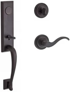 Baldwin Columbus Left Handed Dummy Handleset Door Interior Exterior Venetian BZ - Picture 1 of 3