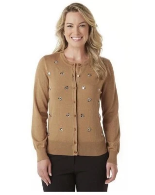 Cárdigan para mujer Covington suéter adornado talla S NUEVO Foto 1 de 3