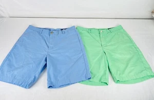 Vineyard Vines By Shep & Ian LOT 2 Golf Dress Club Shorts 33 Men's - Picture 1 of 13