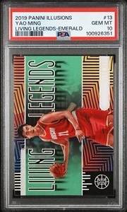2019 PANINI ILLUSIONS YAO MING LIVING LEGENDS EMERALD *GRADED PSA GEM MINT 10! - Bild 1 von 2