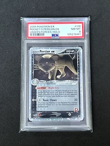 2005 Rocket's Persian ex - English Unseen Forces Holo 116/115 -PSA 8 SECRET RARE - Picture 1 of 3