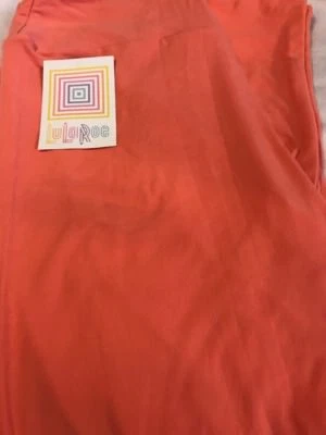 Lularoe TC Leggings Altos Curvilíneos Naranja Sólido Coral Melocotón Difícil de Encontrar Pantalones Unicornio Nuevos 🦄 Foto 1 de 4
