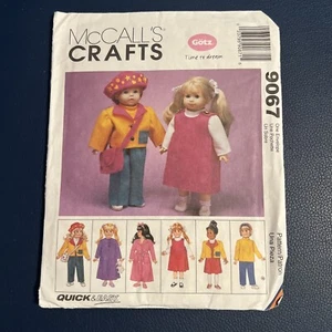 Ropa para muñecas Gotz de 18" McCall's Crafts 9067 - Imagen 1 de 3
