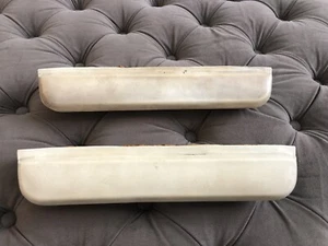 1964 Ford Galaxie 500xL All 4 Armrest White Complete Set 2 Door Set C4az-6324140 - Picture 1 of 9